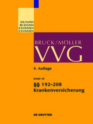 cover image of Krankenversicherung §§ 192-208